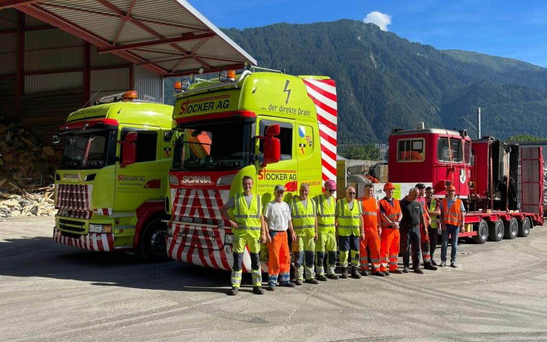RhB Führerstand auf Reisen